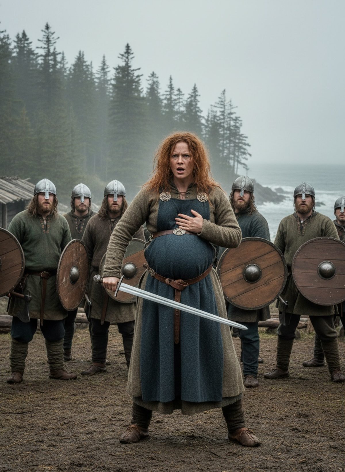 Freydís Picked Up the Sword. The Men Stopped Running.