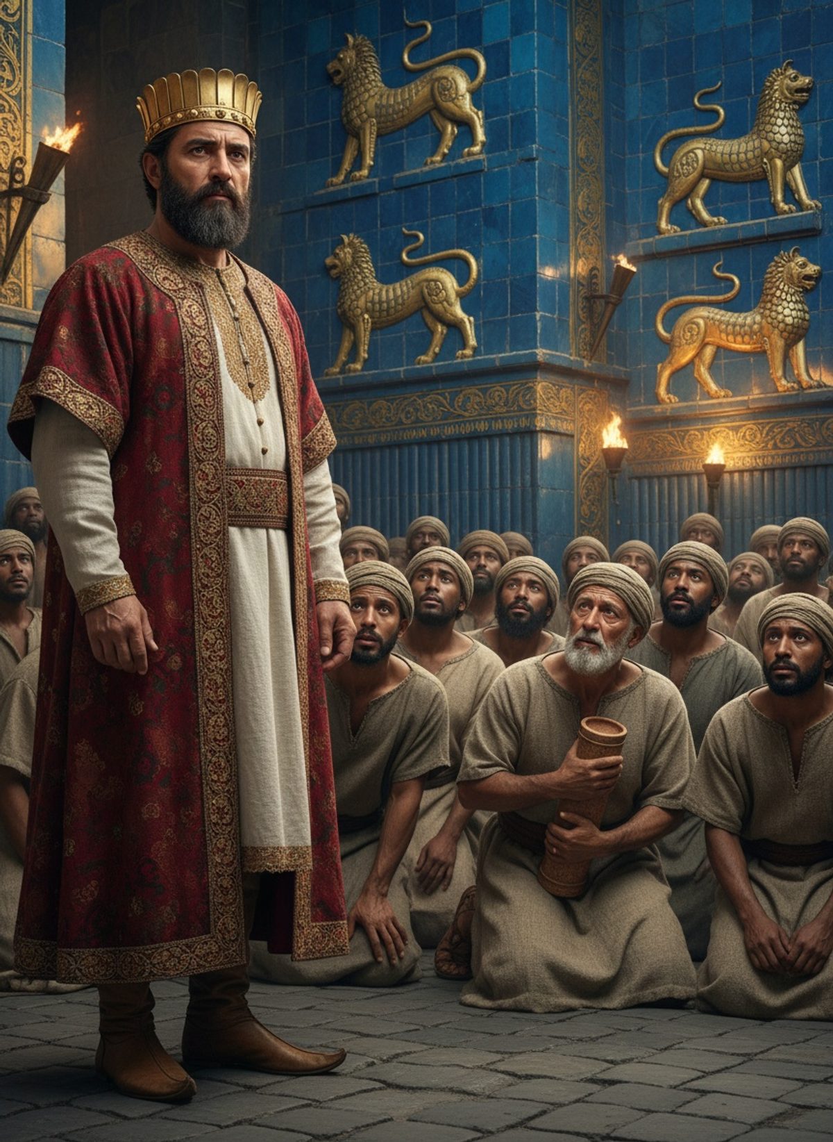 Gobryas Knelt at the Gate. Cyrus Made a Promise.