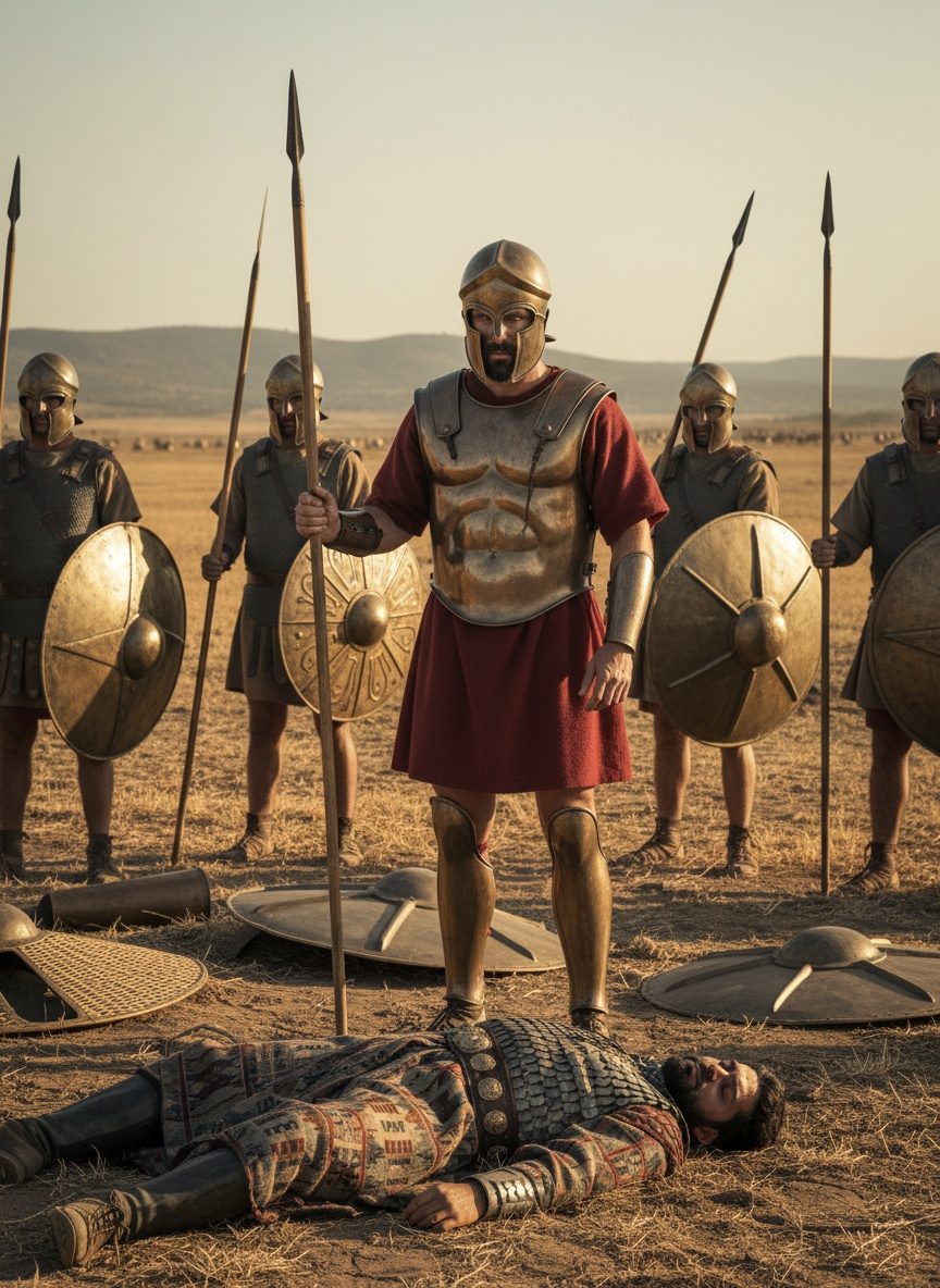 Pausanias Stood Over the Dead King. He Bowed.