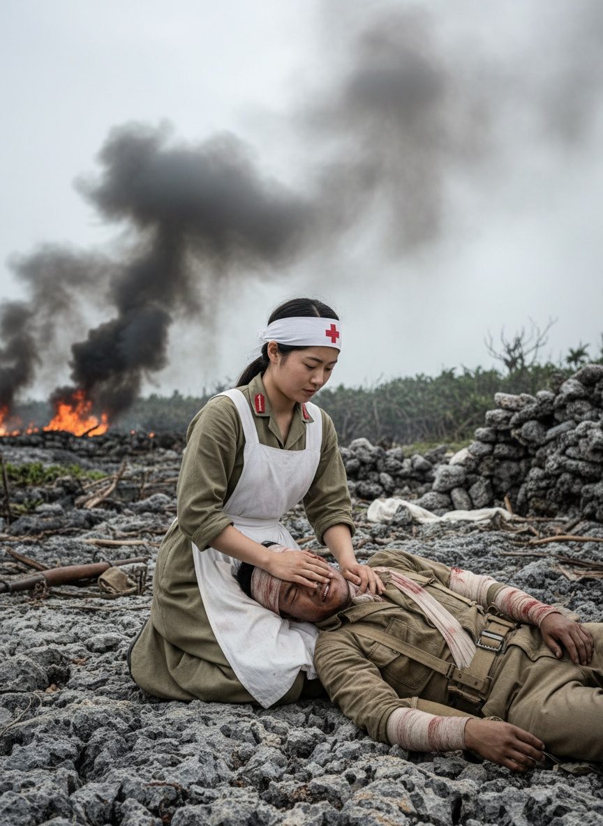 Shima Iwashita Walked Into the Fire Line. Alone.
