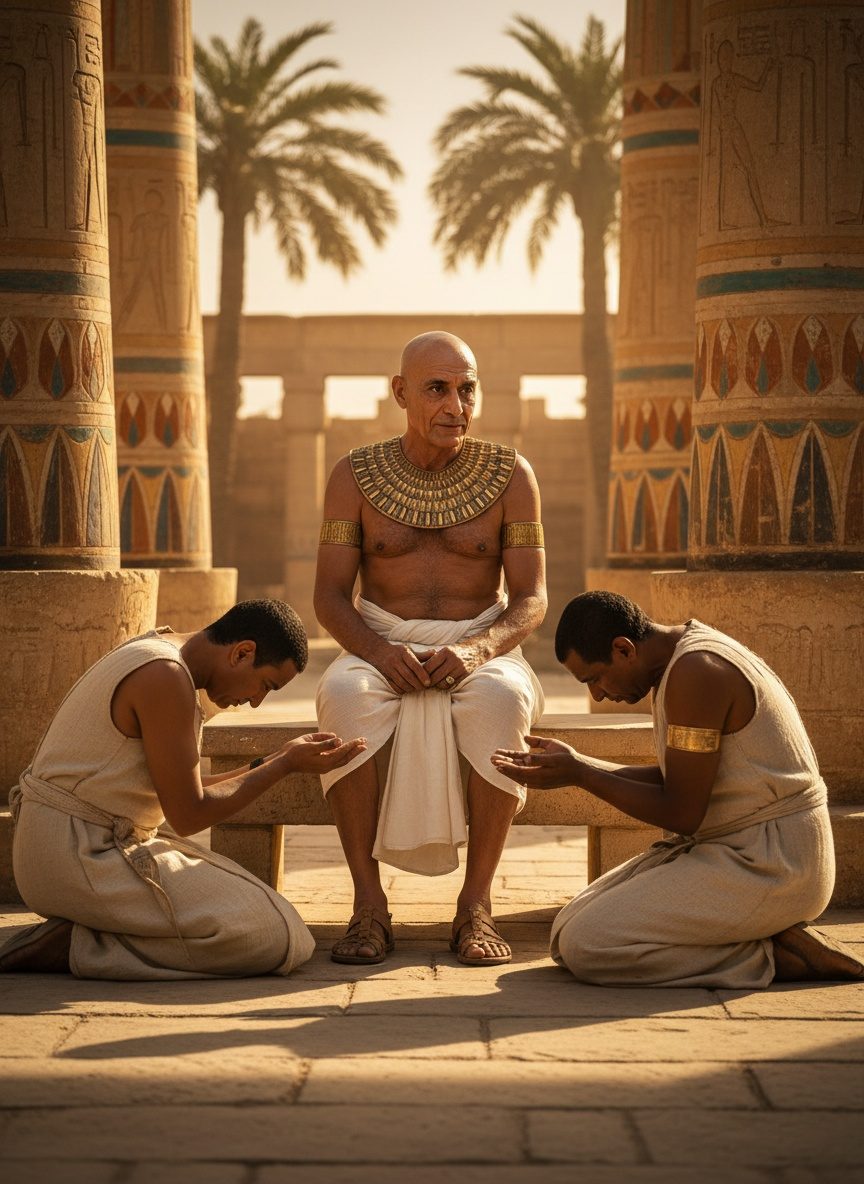 Amenhotep Stood Before the Pharaoh. He Spoke for the Poor.