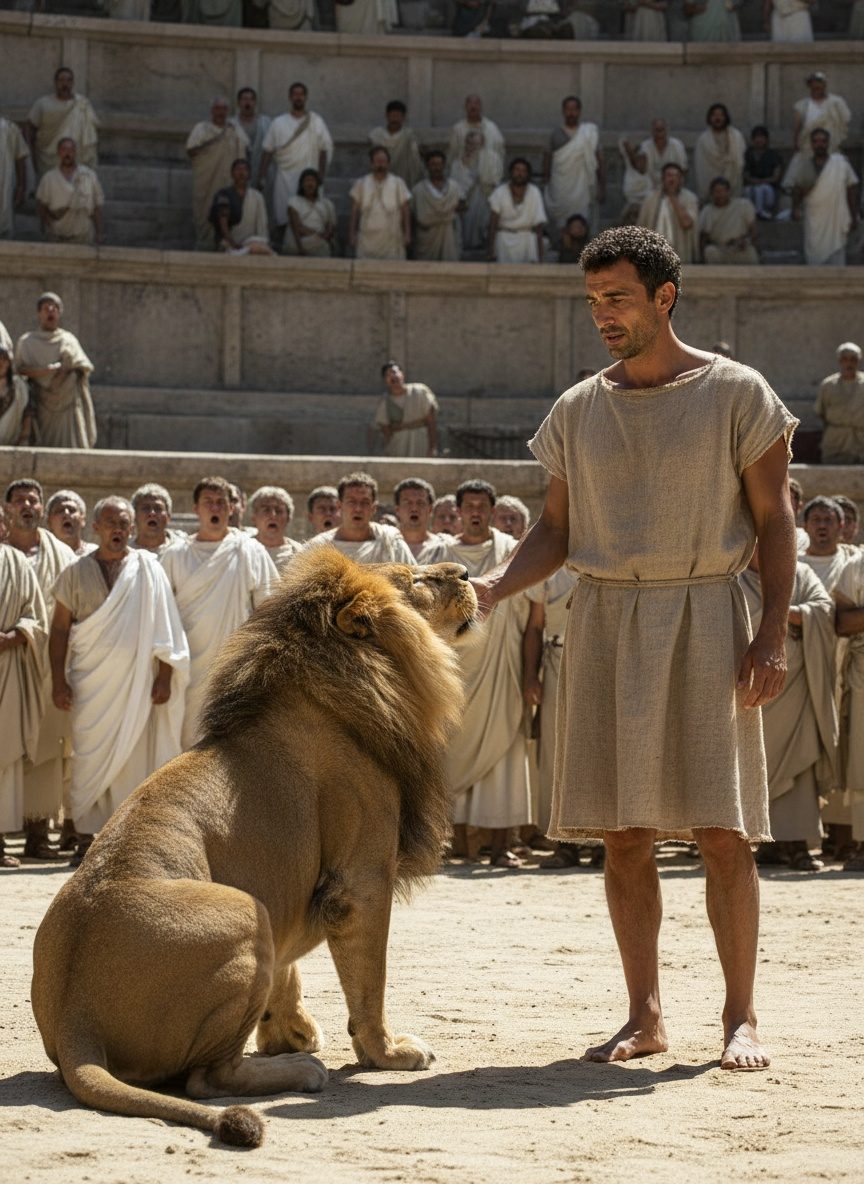 Androcles Faced the Lion. It Remembered Him.