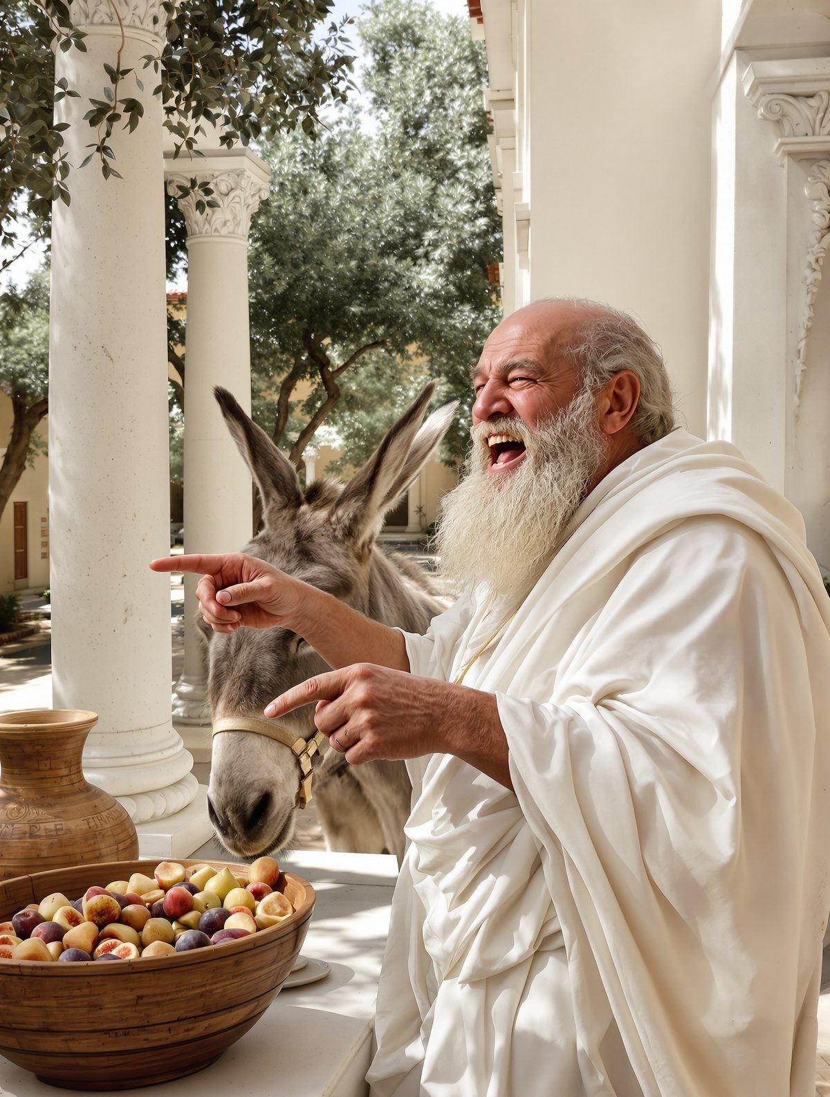 Chrysippus: The Philosopher Who Died Laughing at His Own Donkey Joke