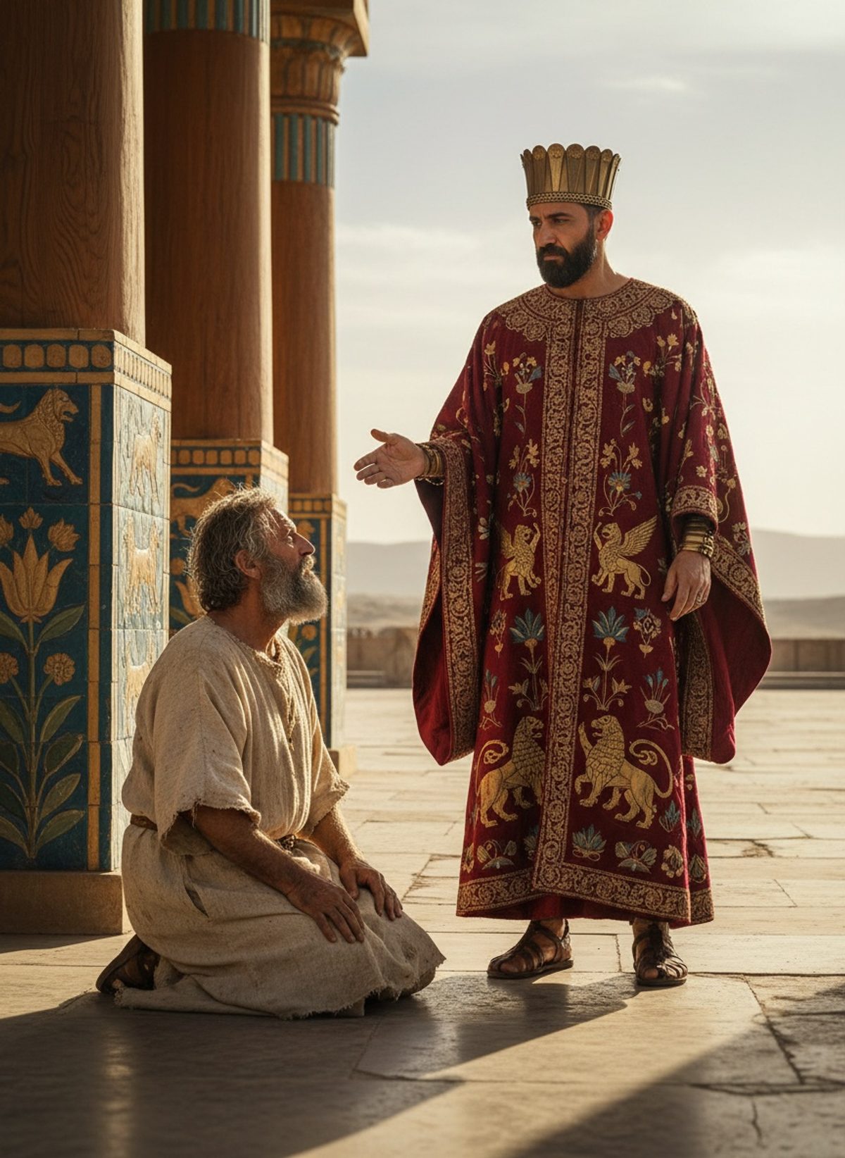 Cyrus Heard the Prisoner Weep. He Set Him Free.
