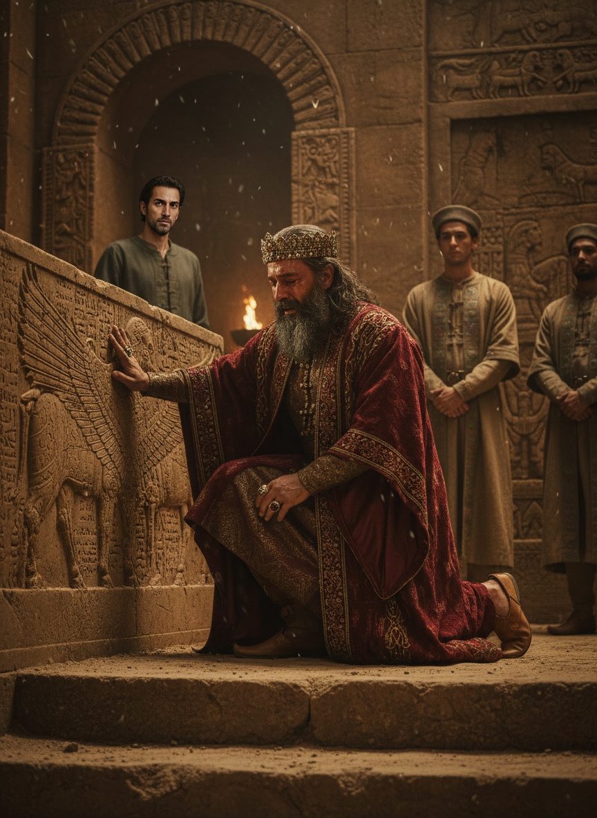 Cyrus Knelt at the Tomb. His Enemy Watched Him Weep.