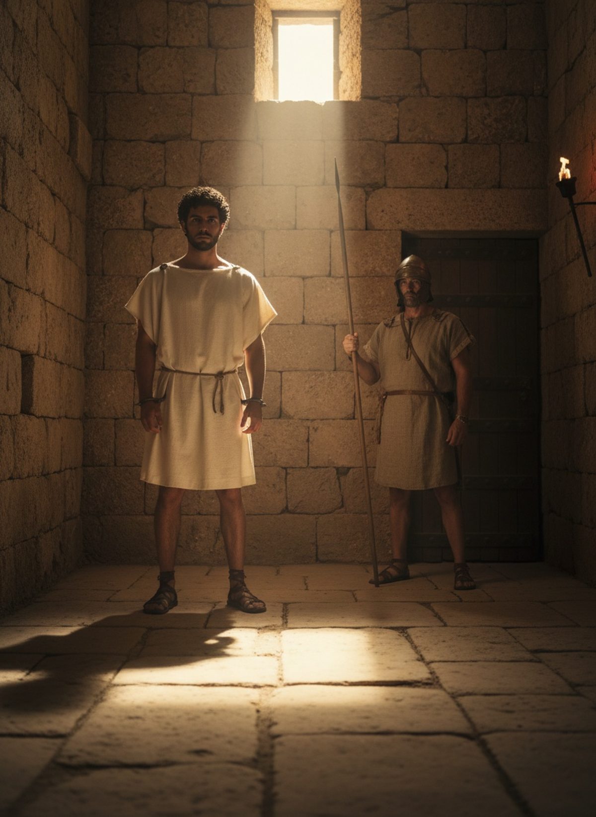 Damon Walked Into the Cell. Pythias Walked Free.