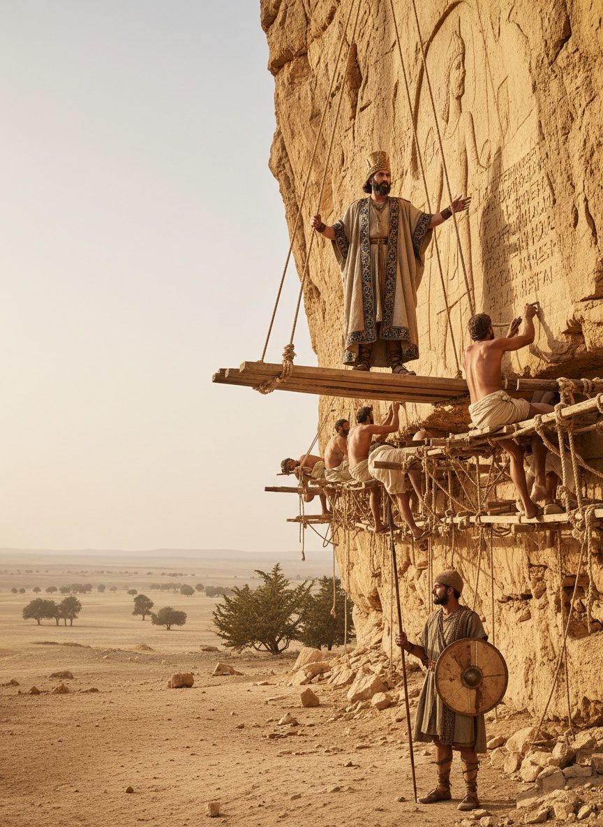 Darius I Carved His Lie Into a Cliff. It Fooled the World.