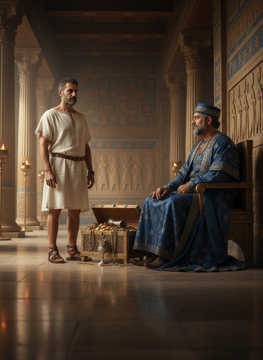 Darius Wept. Then He Let the Greek Go Home.