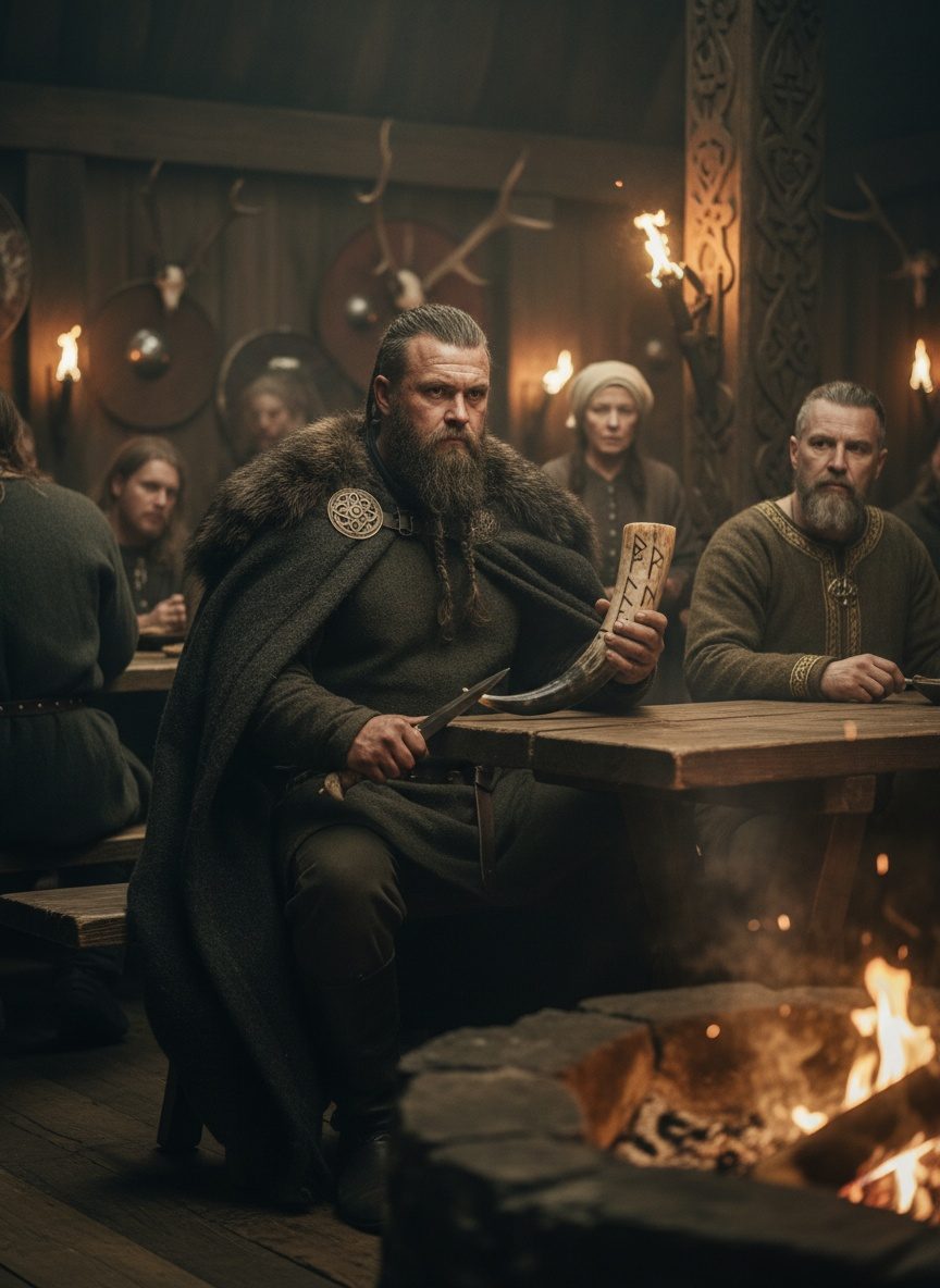 Egil Raised His Cup. The King Who Poisoned It Went Pale.