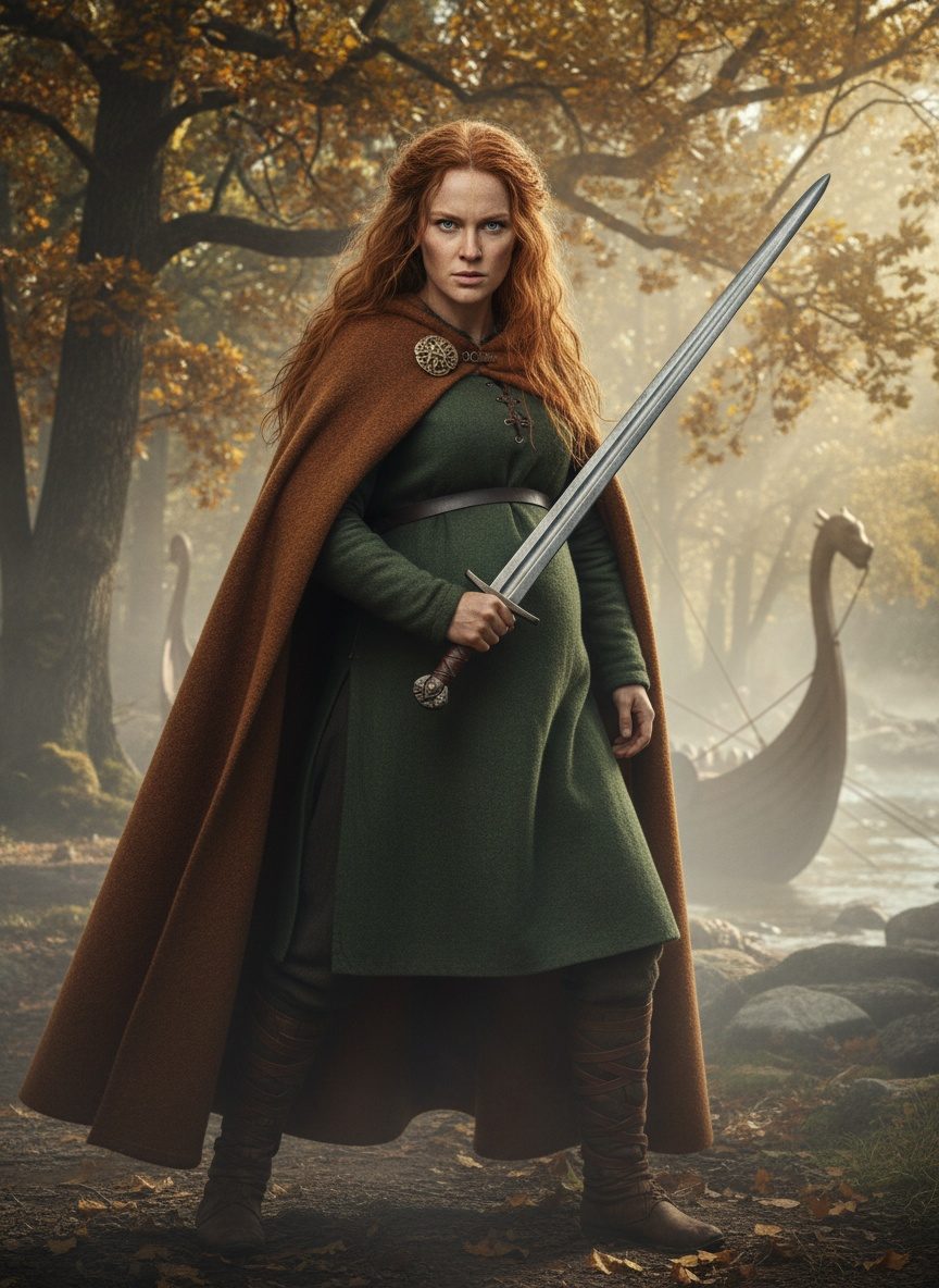 Freydís Stood Alone. The Warriors Turned and Ran.