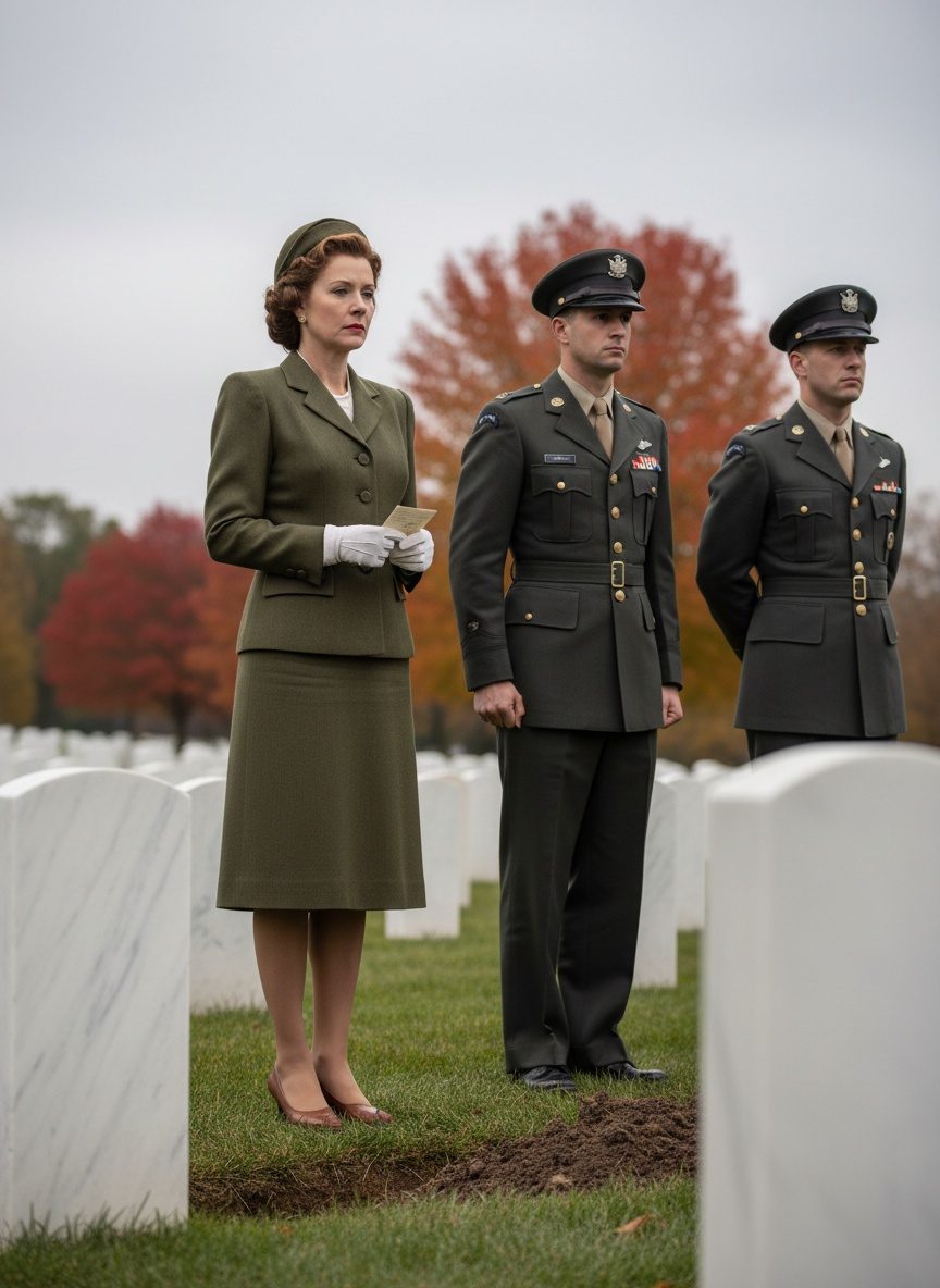 Gladys Vandenberg Stood Beside a Stranger's Grave