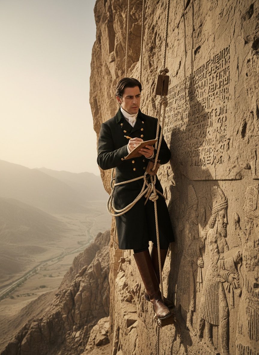 Henry Rawlinson Cracked Persia's Secret in a Cliff Face