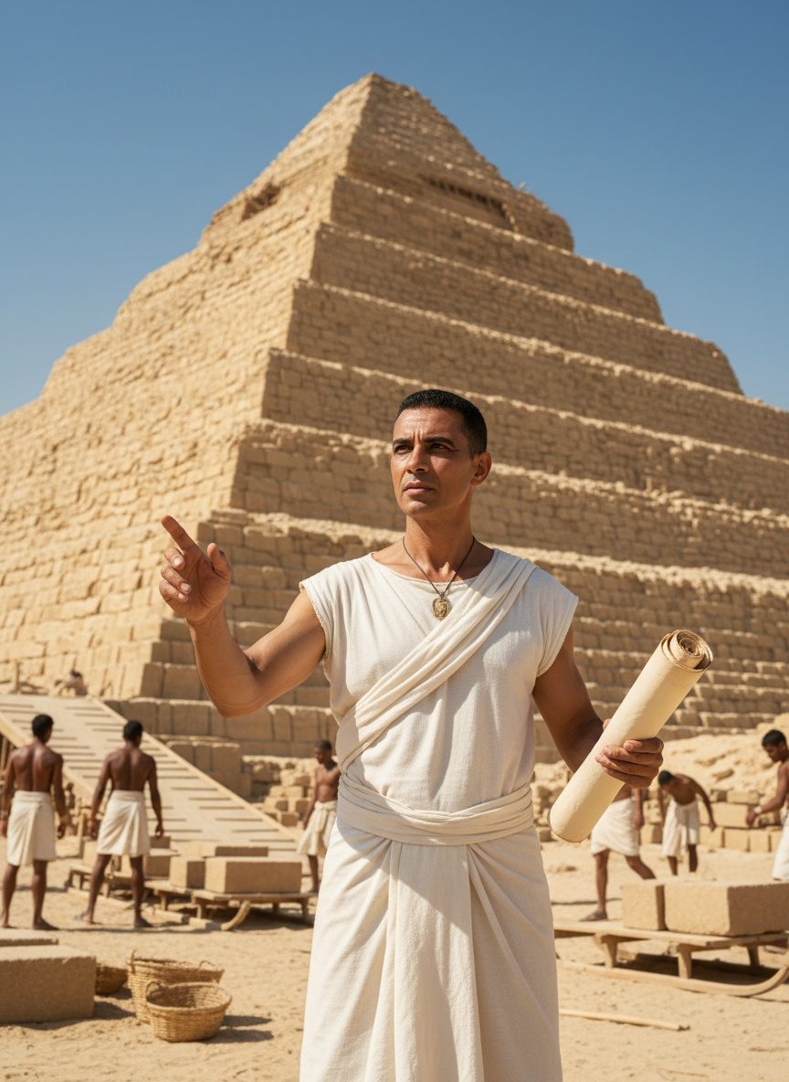 Imhotep Healed the Pharaoh. Then Built Heaven on Earth.