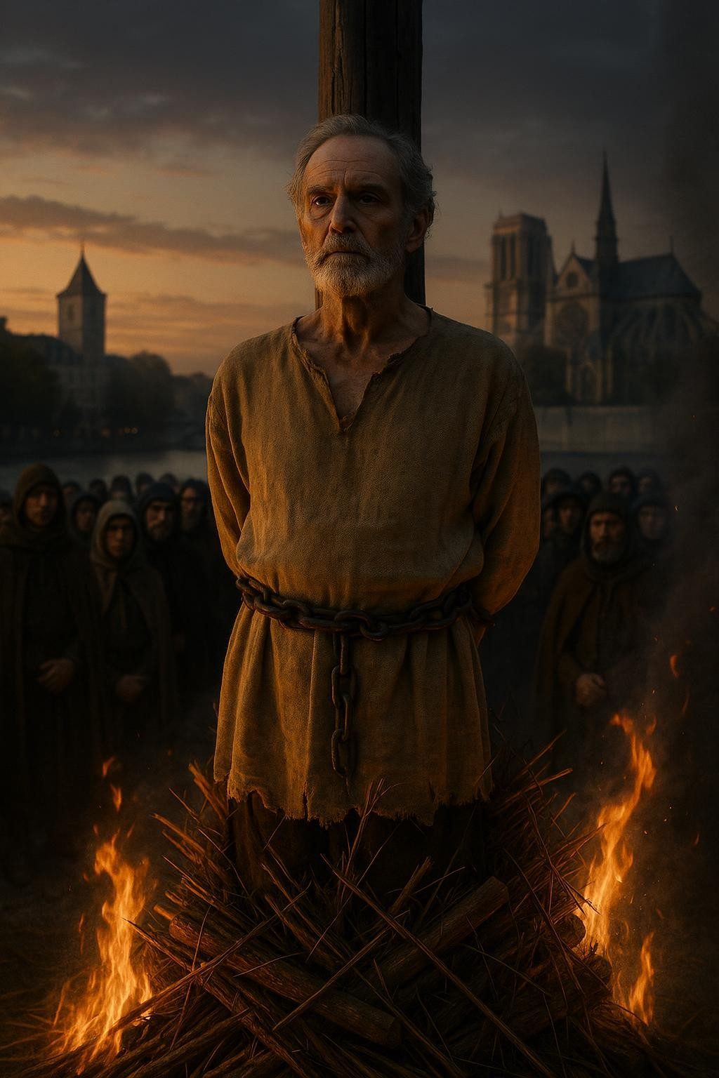 Jacques de Molay Burned at the Stake. He Did Not Break.