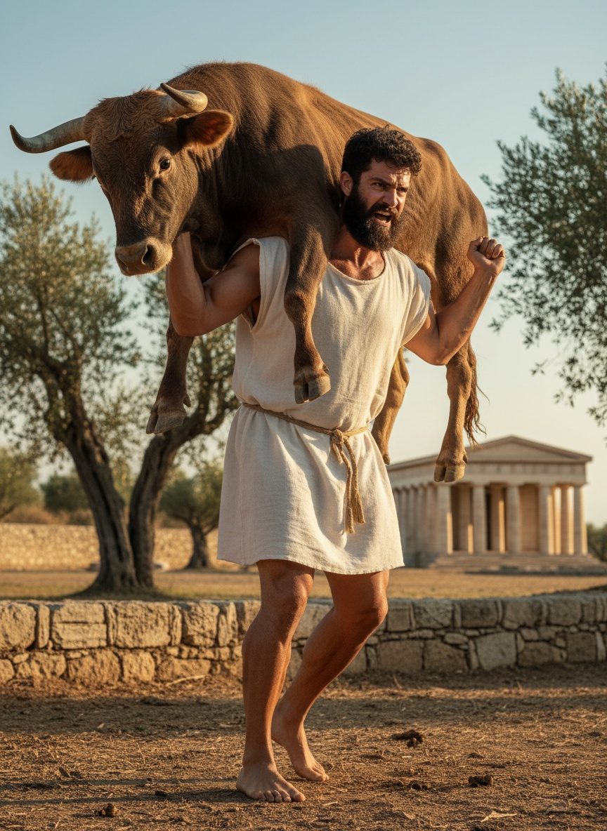 Milo of Croton Carried a Calf. Every Day. Until It Was a Bull.