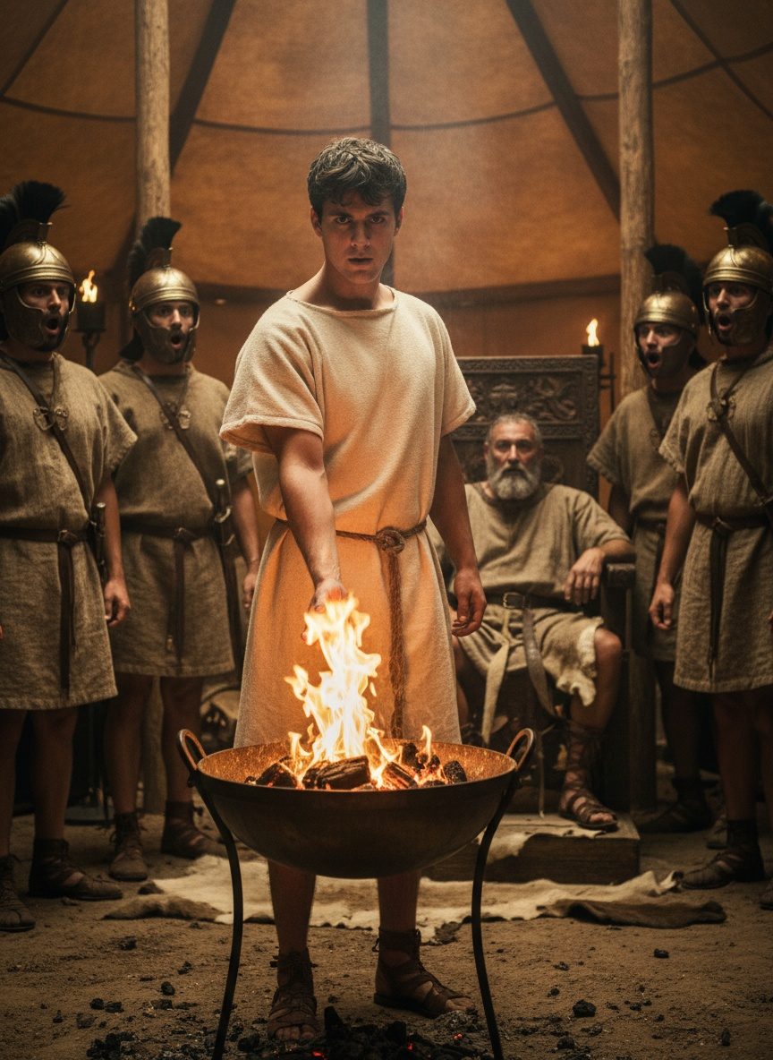 Mucius Scaevola Held His Hand in the Flames