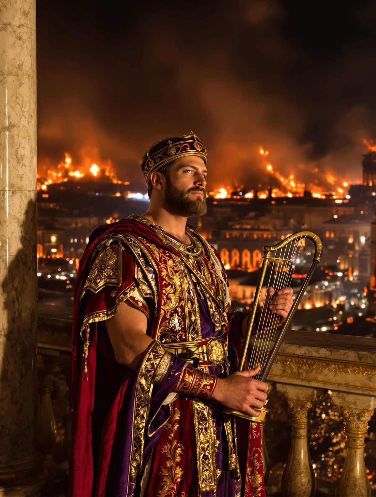Nero: The Emperor Who Sang While Rome Burned Around Him