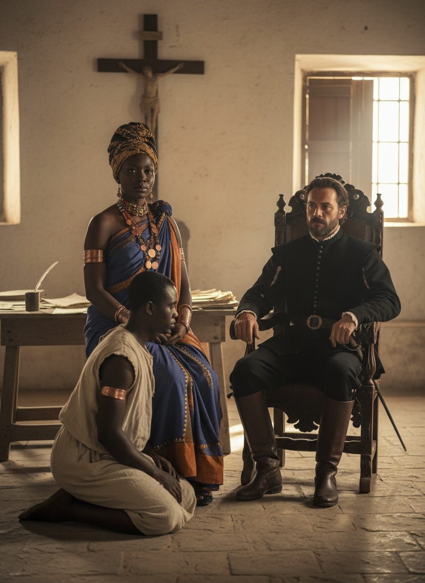 Nzinga Mbande Walked Into That Room. She Brought No Chair.
