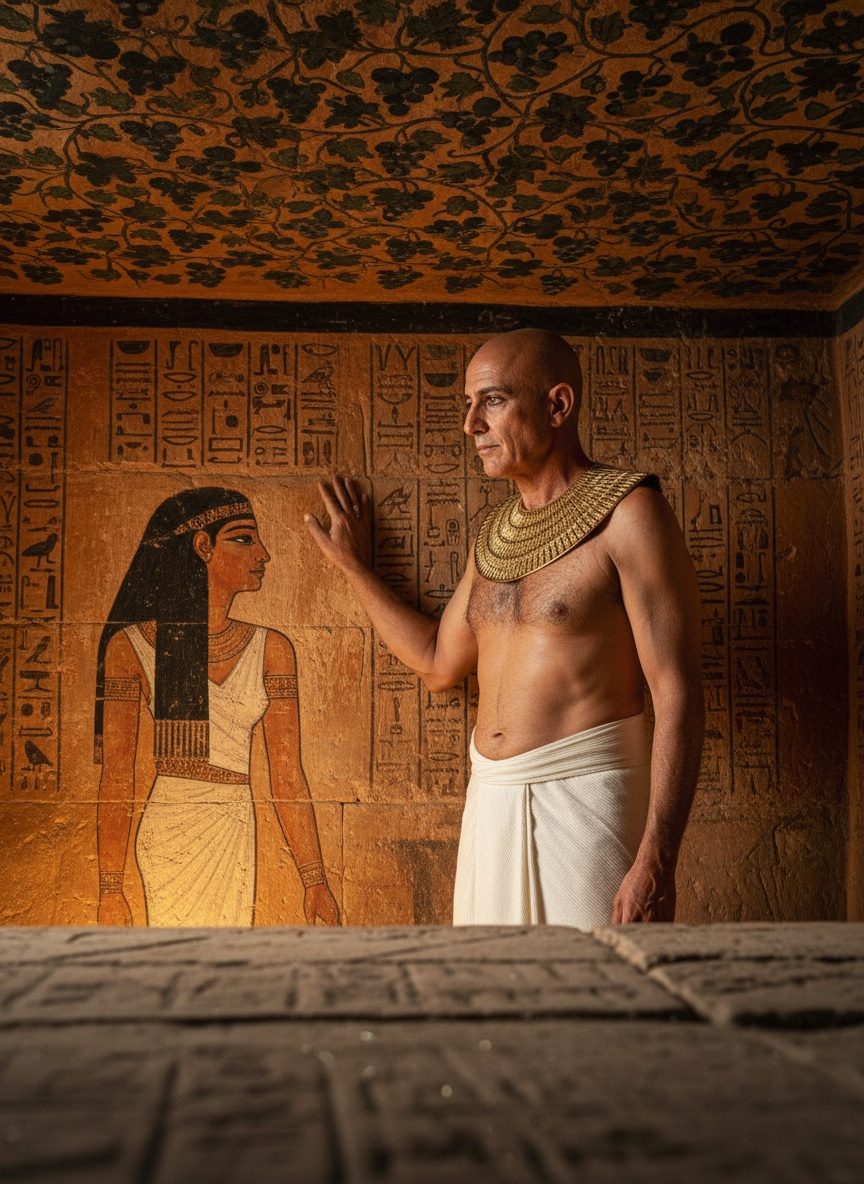 Sennefer Built His Tomb. He Left His Wife's Face Everywhere.
