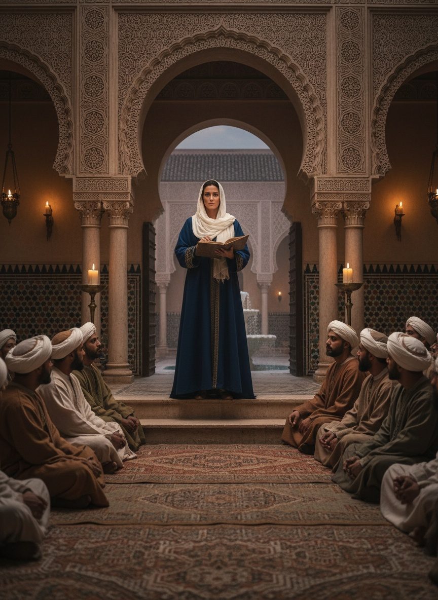 She Knelt Before No Caliph. The Scholars Listened.
