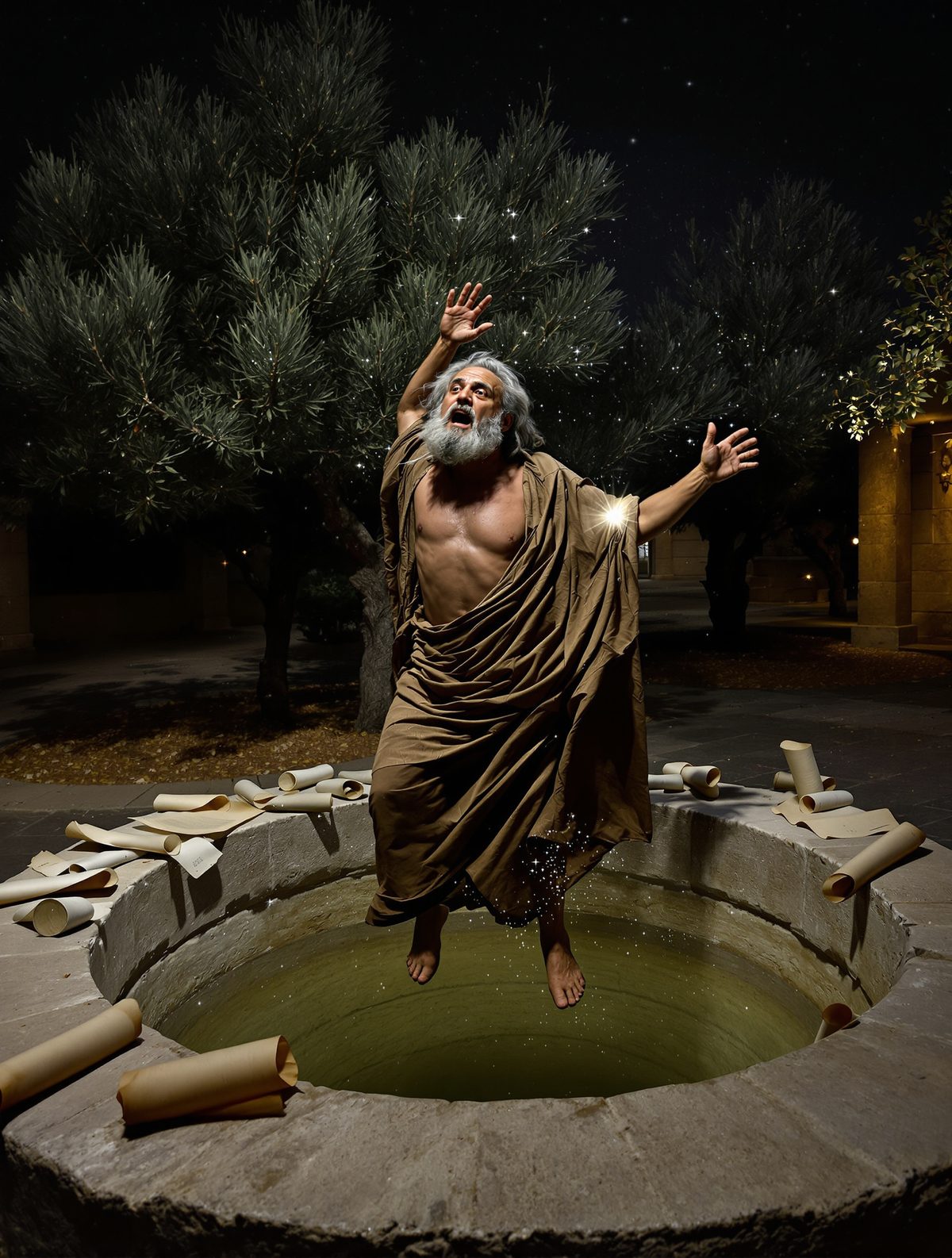 Thales: The Philosopher Who Fell Into a Well While Stargazing