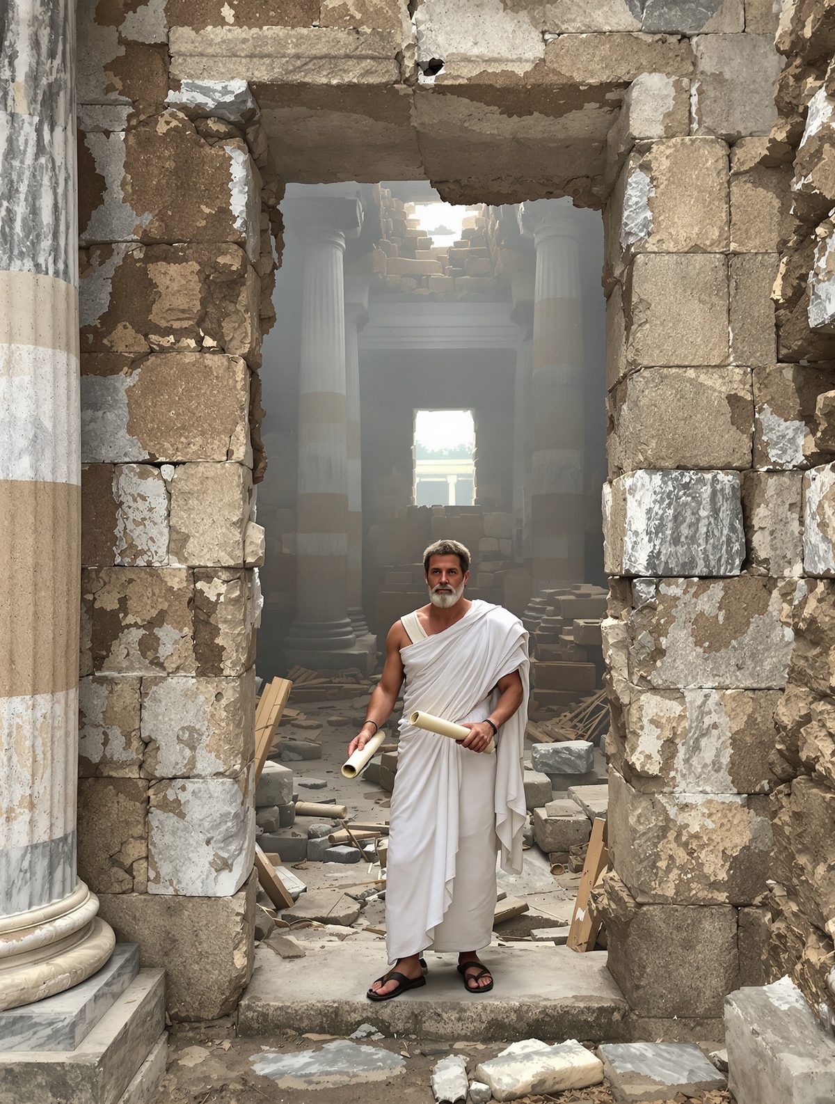 The Roman Architect Who Vanished Inside His Own Unfinished Temple