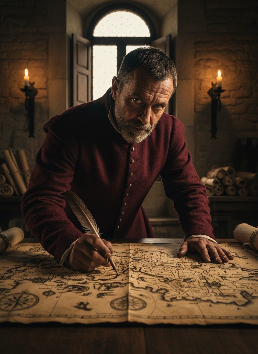 The Scribe Who Forged a Map. The World Believed It.