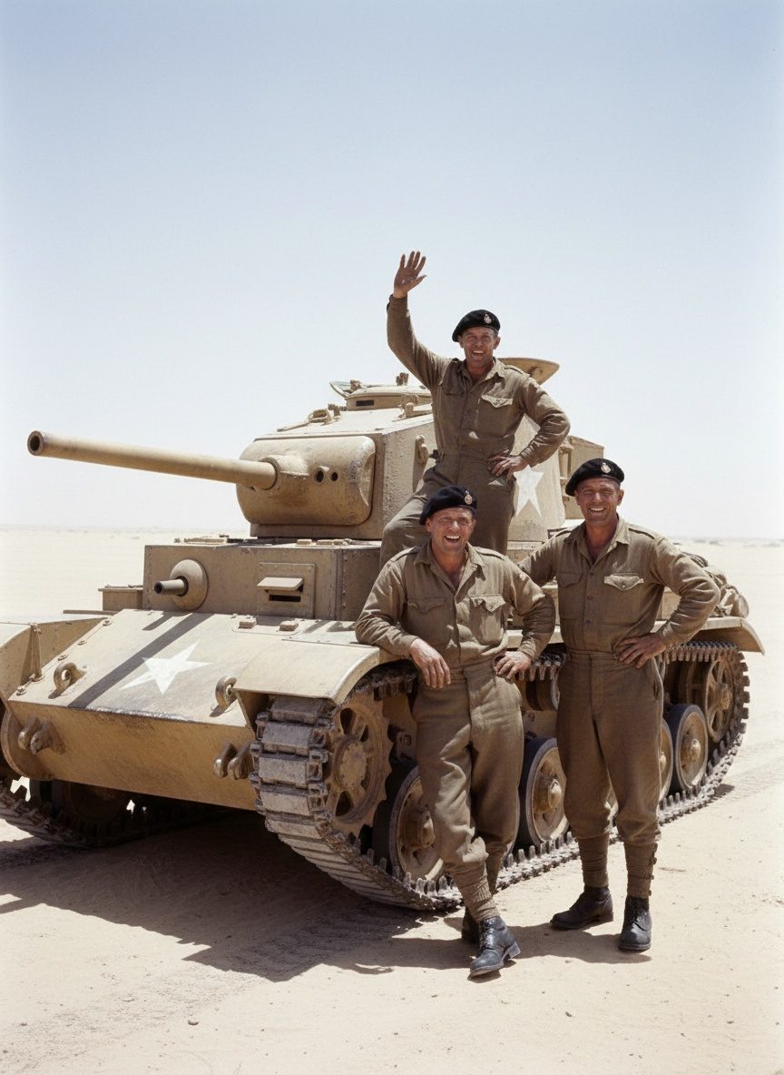 When a Crusader Crew Said Thank You in the Libyan Desert