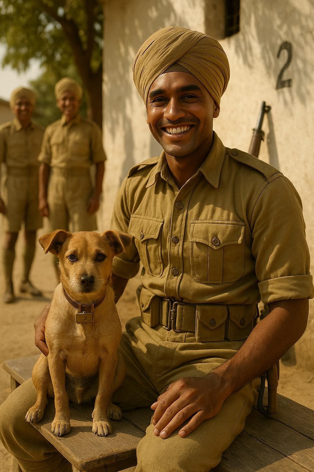 When a Mongrel Dog Marched With the Punjab Regiment, 1940