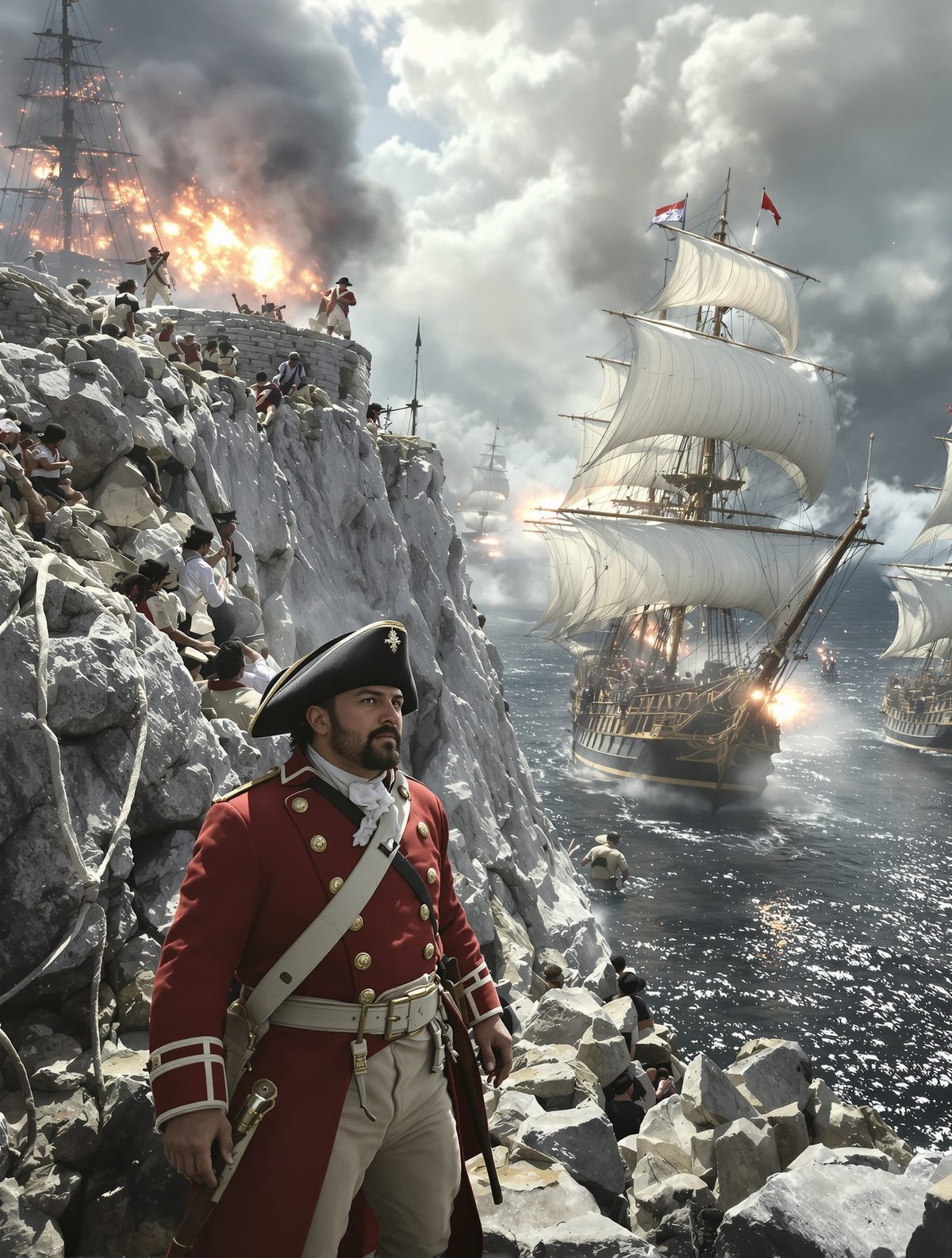 When Admiral Rooke's 1,800 Marines Captured Gibraltar Forever in 1704