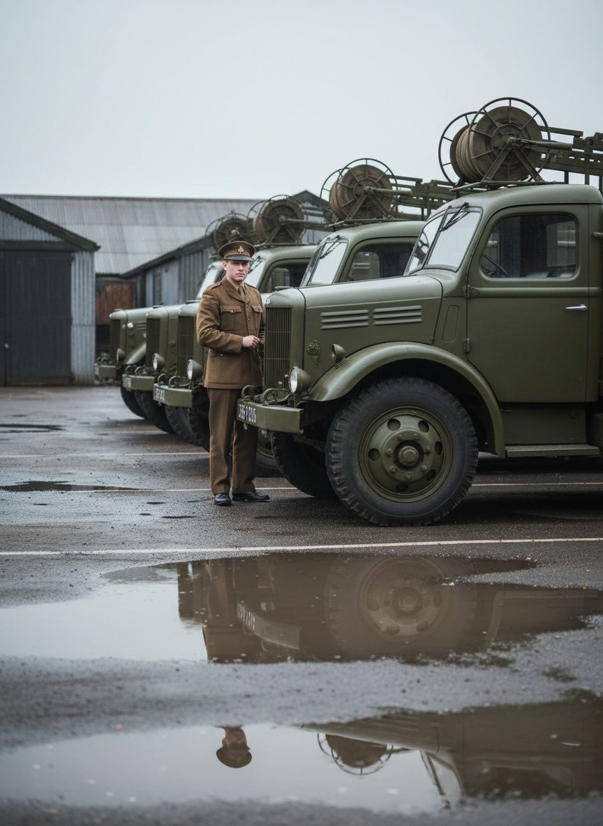 When Bedford's Army Trucks Became Britain's Last Fire Line