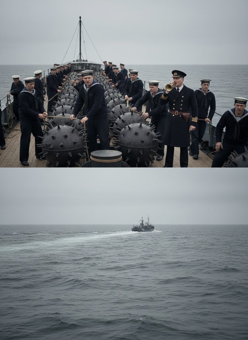 When Britain Mined Its Own Waters to Stop the Kaiser, 1917