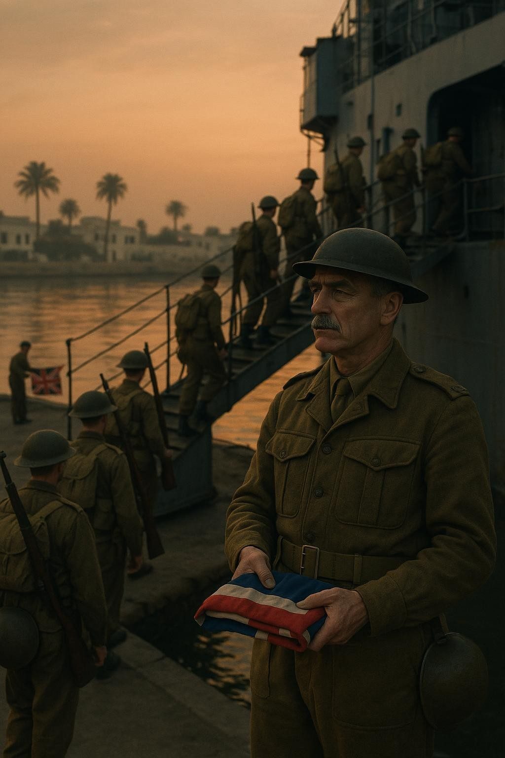 When Britain's Last Soldiers Marched Out of Suez in 1956
