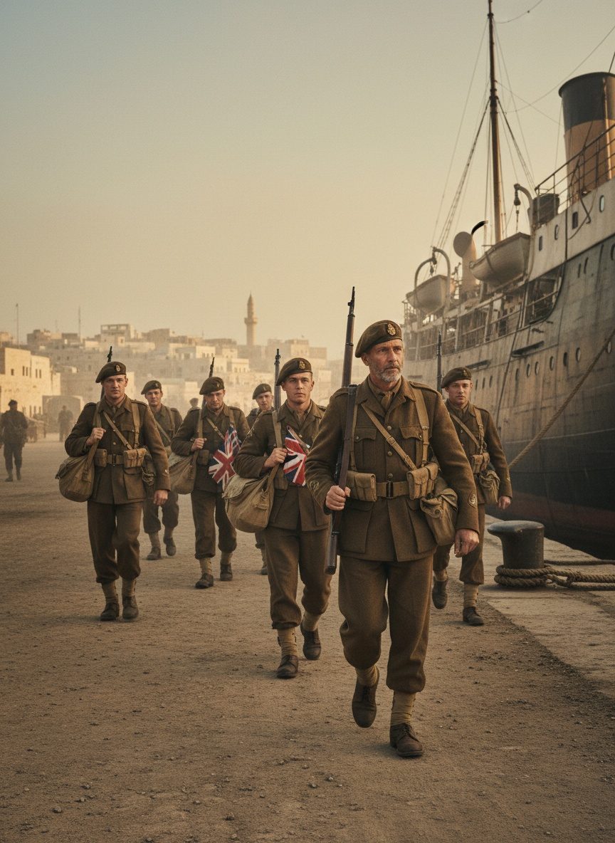 When Britain's Soldiers Marched Out of Palestine in 1948