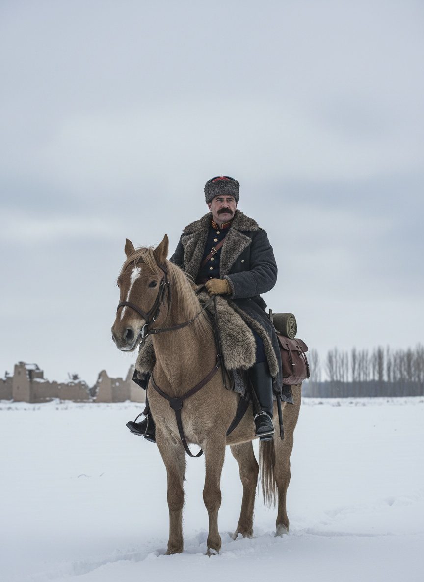 When Captain Burnaby Rode Alone to Khiva in the Snow, 1875