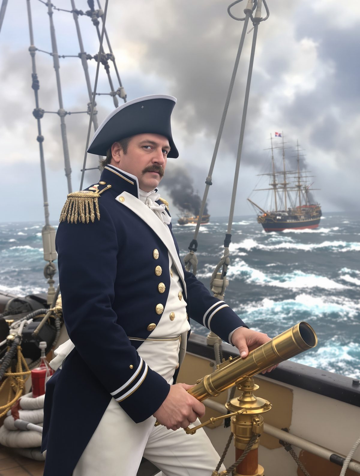 When Captain Edward Pellew's Single Ship Captured Two French Frigates