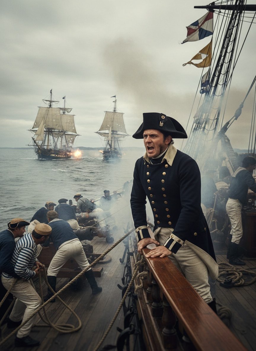When Captain Hoste Took Four French Ships With Three at Lissa