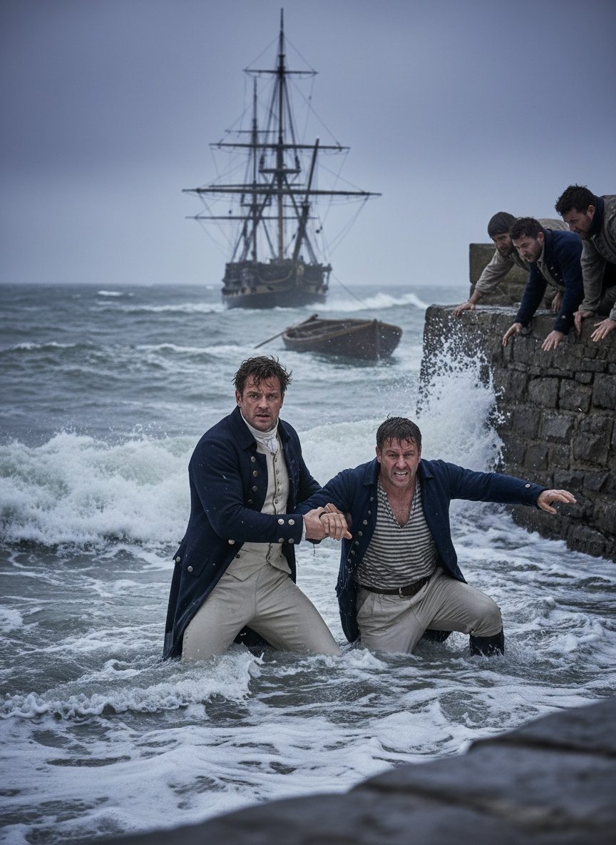 When Captain Pellew Leapt Into the Sea to Save a Stranger