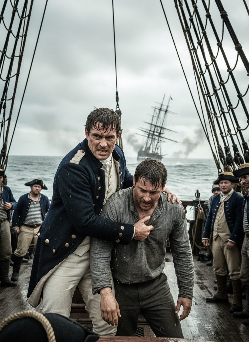 When Captain Pellew Pulled a Drowning Enemy From the Sea, 1796
