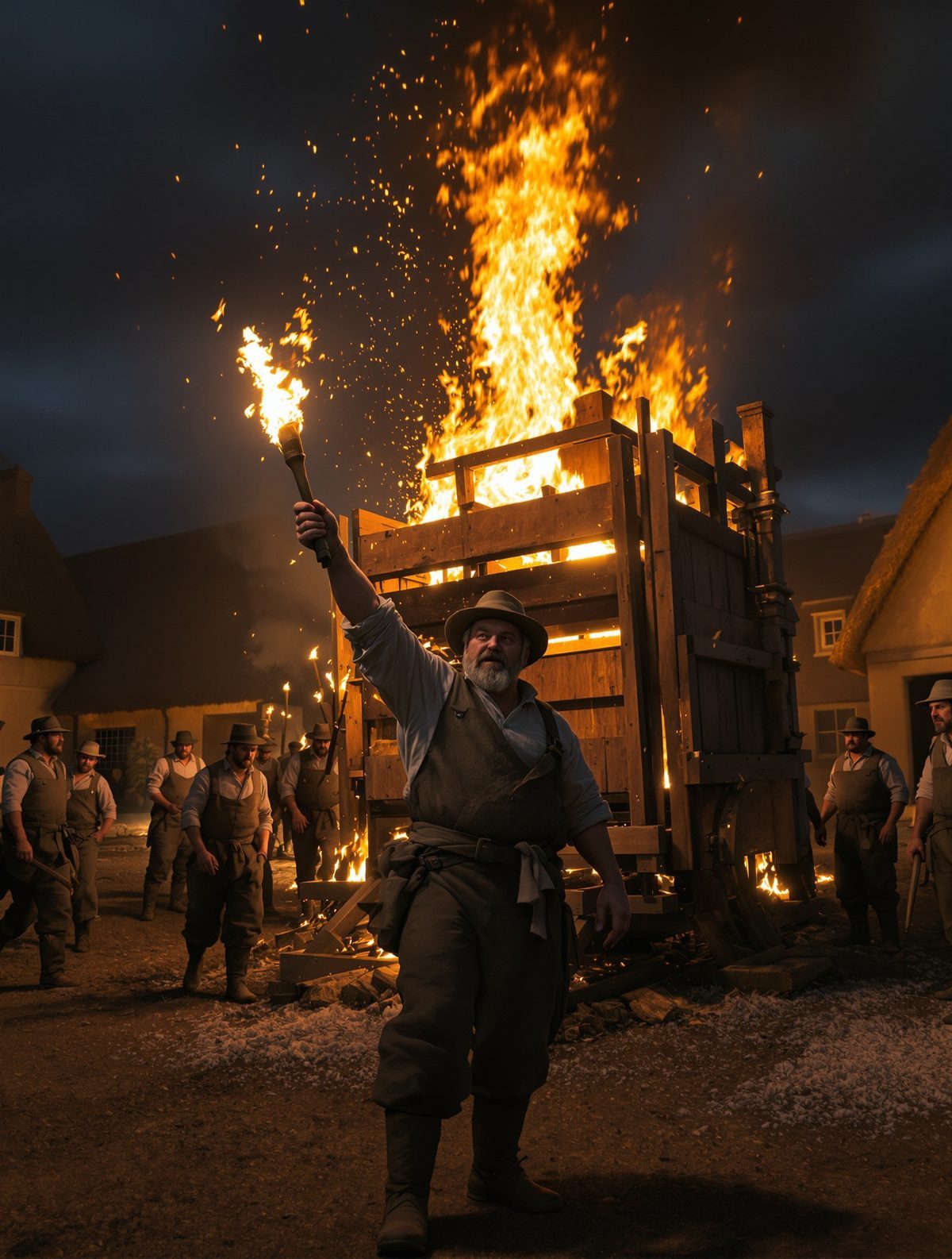 When Captain Swing's Army Burned England's Threshing Machines in 1830