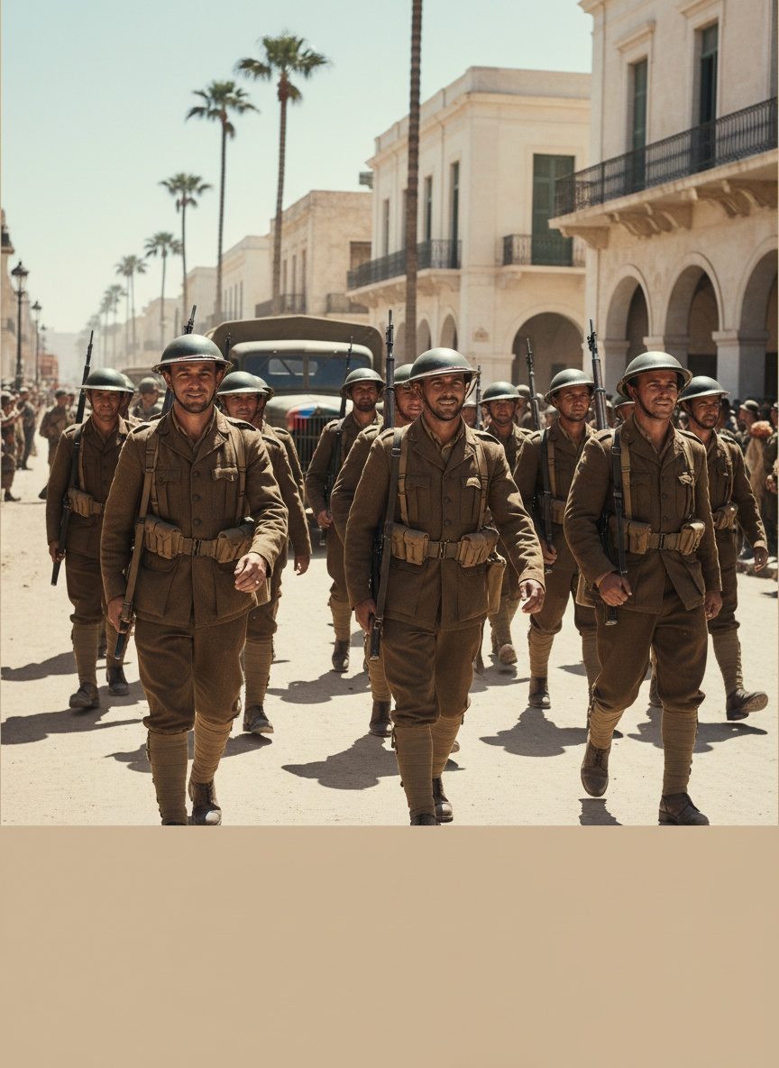 When Colour Film Caught the Desert Rats in Tripoli, 1943