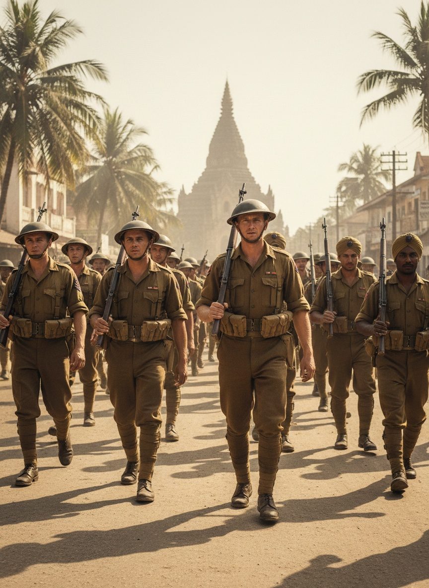 When Colour Film Caught the Fall of Rangoon, May 1945