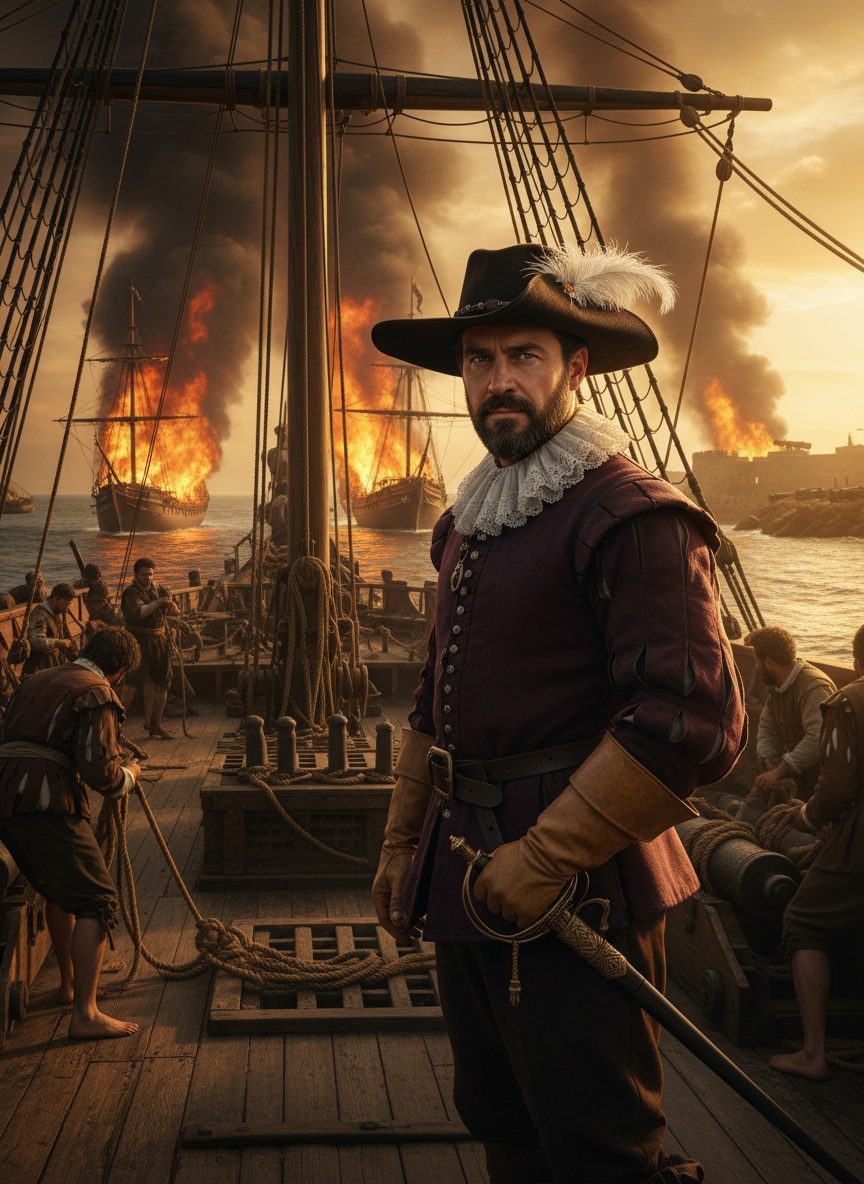 When Francis Drake Held Cadiz Harbour for Three Days Alone