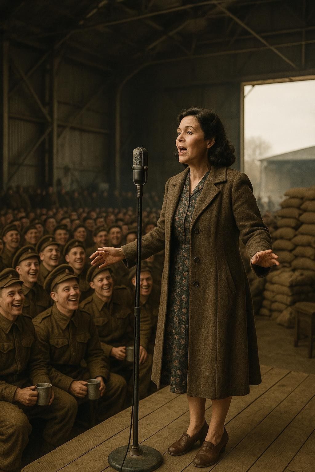 When Gracie Fields Sang to the Troops in 1939