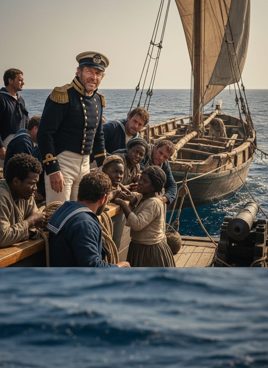 When HMS Daphne Freed Slaves Off the Coast of Zanzibar, 1868