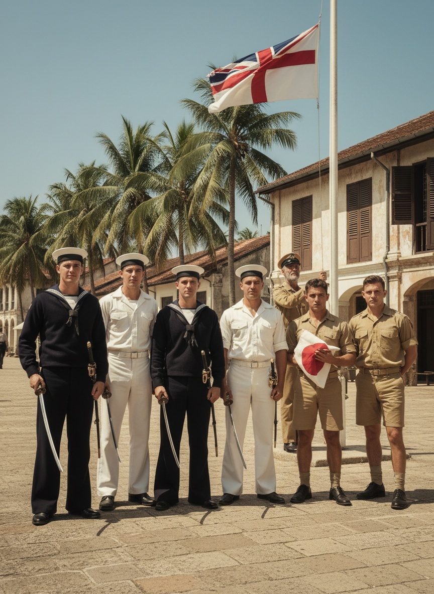 When HMS Vengeance's Crew Raised the White Ensign Over Penang, 1945