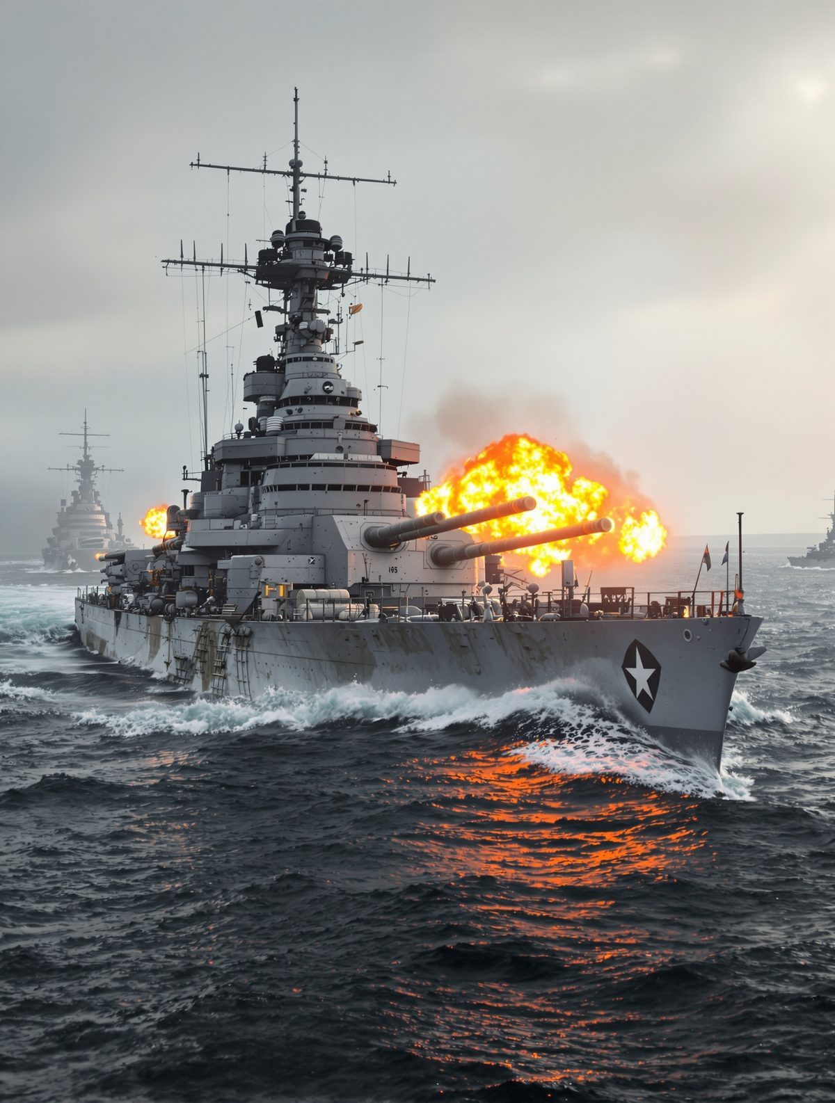 When HMS Warspite Sailed Into D-Day Despite Her Broken Steering