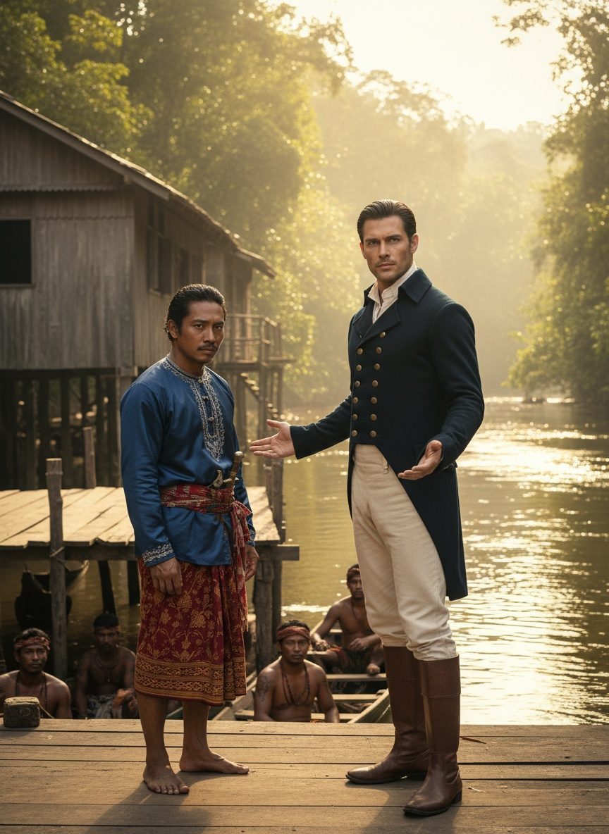 When James Brooke Spared the Rebel Chief at Sarawak, 1843