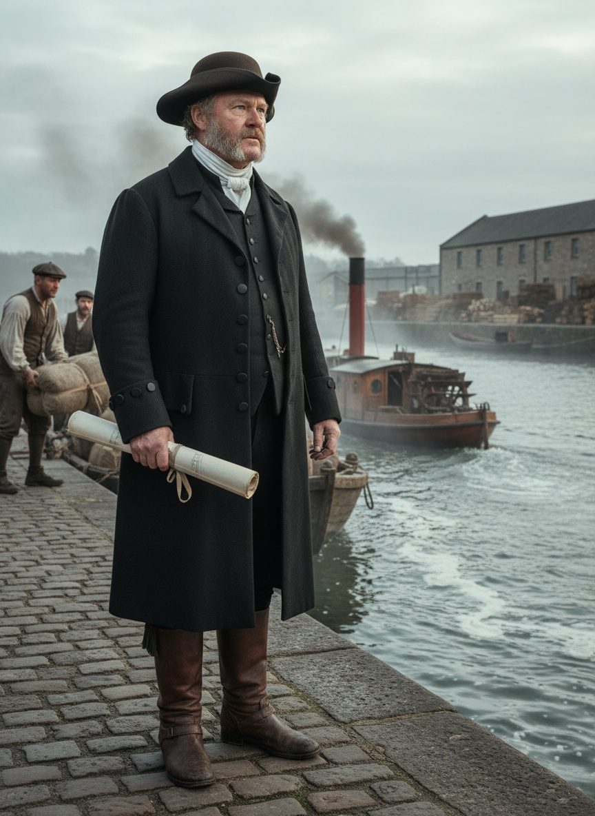 When James Watt's Steam Engine Reached the Clyde, 1812