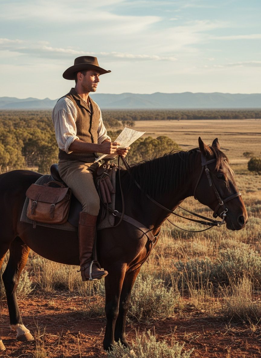When John Macarthur's Son Rode Into the Bush Alone, 1827